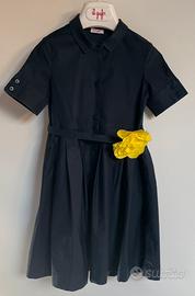 Vestito Il Gufo Kids 4anni manica corta cotone blu