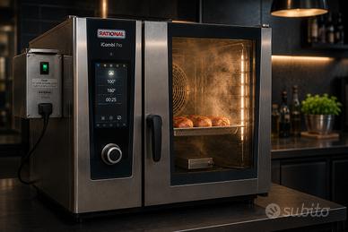affumicatore professionale elettrico in acciaio
