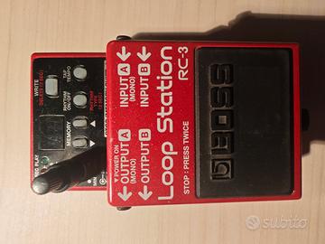 boss loop loopstatiovpedale rc-3