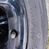 Cerchi in Lega neri da 17 originali Mercedes