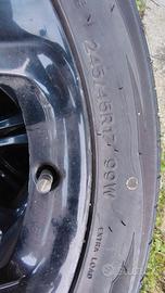 Cerchi in Lega neri da 17 originali Mercedes