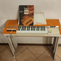 tastiera vintage -anni '70 + zampe + leggio