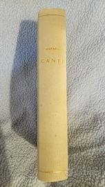 libro di Giacomo Leopardi, I canti, anno 1935