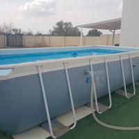 Piscina fuori terra Intex rettangolare m.4,88x2,44