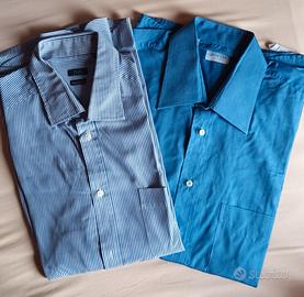 Set da 2 camicie uomo, manica lunga, tg.43