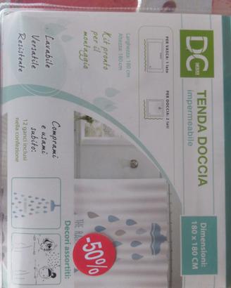 Tenda doccia impermeabile