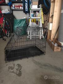 gabbia per cani da baule