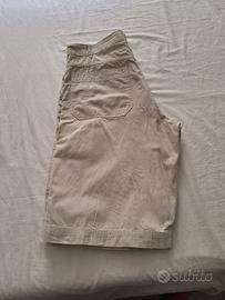 Bermuda Asics uomo beige tg. XL in cotone