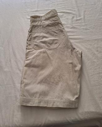 Bermuda Asics uomo beige tg. XL in cotone