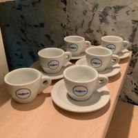 6 tazzine e 5 piattini Lavazza Richard Ginori