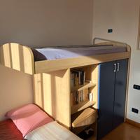 Set camera: letto a castello, camera e mensole