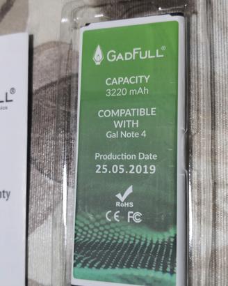 batteria compatibile Galaxy Note 4