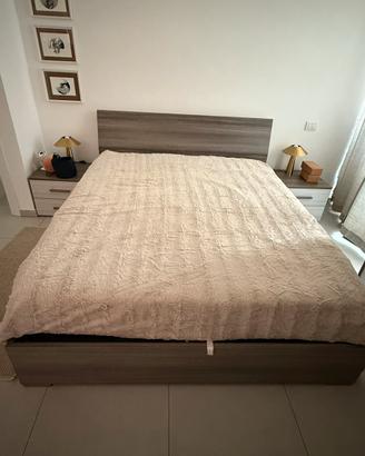 Letto con contenitore