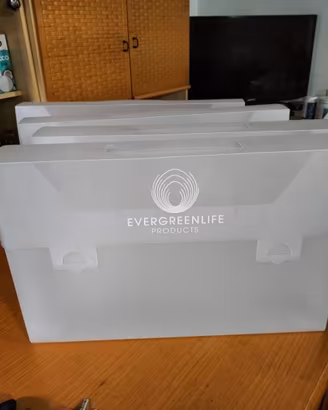 Valigetta EVERGREEN in PVC trasparente