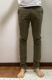 Pantaloni oliva skinny