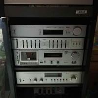 Impianto hi fi completo Akai anni 80