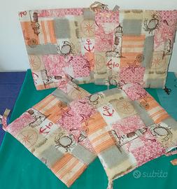 Set 4 cuscini per sedia 40 x 40 