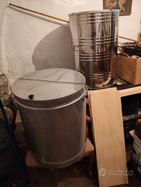 contenitori in acciaio inox per olio 