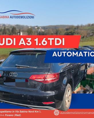 DDY audi a3 1.6 tdi automatica ricambi usati