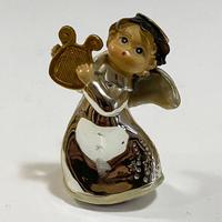 Angelo Angioletto con Arpa Decorativo Soprammobile