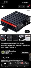 Amplificatore full range vibe 3300w