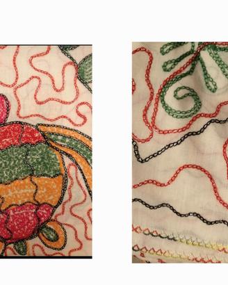 prezioso copriletto ricamato