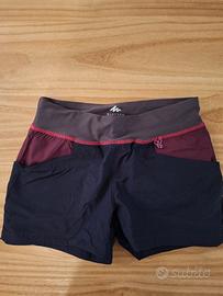 2 pantaloncini sportivi bambina decathlon