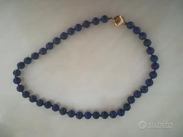 Collana in Lapislazzuli lunghezza 50 cm