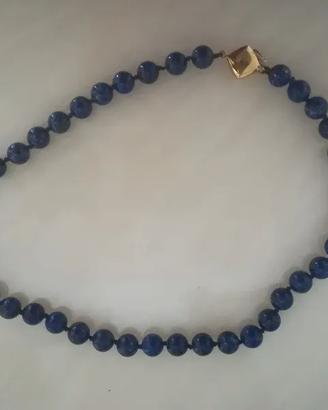 Collana in Lapislazzuli lunghezza 50 cm