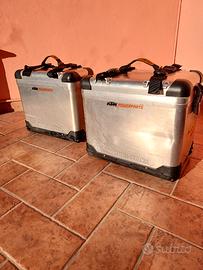 Sistema di valigie in alluminio per moto, ZEGA Pro