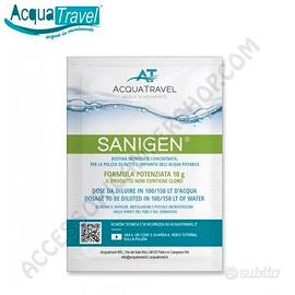 SANIFICANTE SANIGEN ACQUATRAVEL PER SERBATOI E TUB