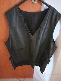🏍Gilet Moto Biker vera pelle