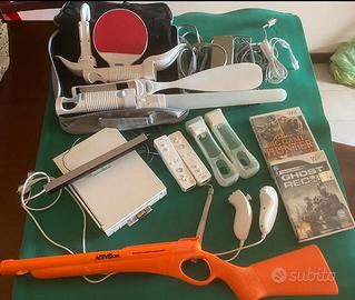 Console Wii con accessori e videogiochi