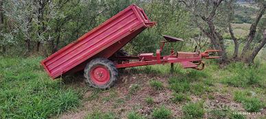 Rimorchio ribaltabile per motozappa