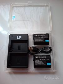 n. 2 Batterie + Doppio Caricatore x NIKON