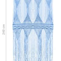 Tenda Macramè Blu 140x240 cm