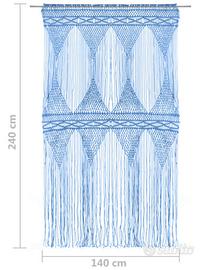 Tenda Macramè Blu 140x240 cm