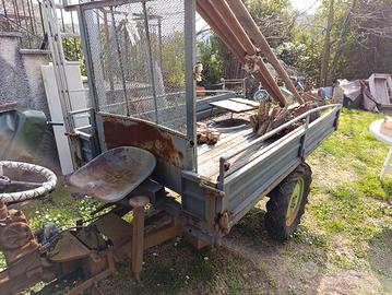 rimorchio per motocoltivatore 