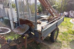 rimorchio per motocoltivatore 