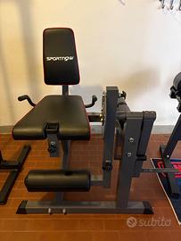SPORTNOW Macchina per Leg Extension e Leg Curl