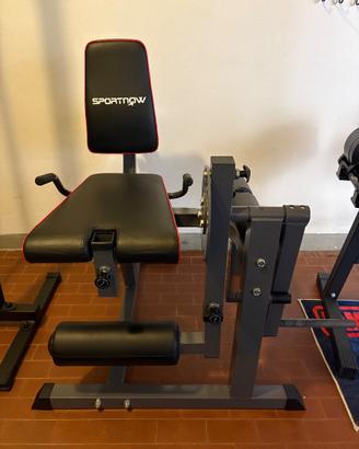 SPORTNOW Macchina per Leg Extension e Leg Curl