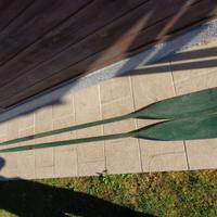 COPPIA REMI IN LEGNO 260cm BARCA TRADIZIONALE LAGO