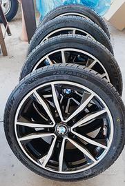 4 cerchi 19" BMW m-sport X1 x2 gommati invernali 
