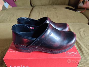 Scarpe Sanita bordeaux