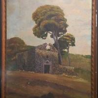 Vincenzo funiciello Ischia olio su tavola