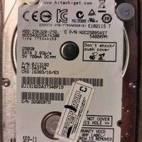 Hard Disk 2.5" Hitachi 250GB SATA 5400RPM