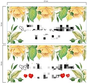 Etichette adesive per bottiglie 