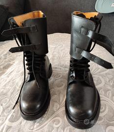 anfibi militari originali in pelle