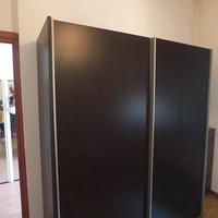 Armadio ante scorrevoli wengé 180x210