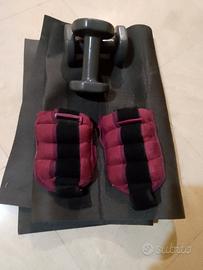 Pesi 3kg, pesi caviglie 0,500
